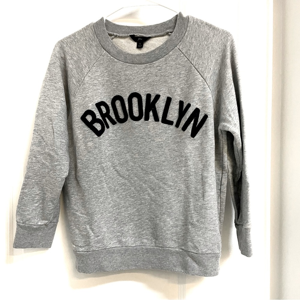 J Crew “Brooklyn” pullover sweatshirt